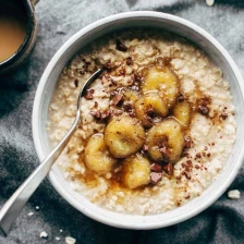 Caramelized Banana Oatmeal Recipe Page