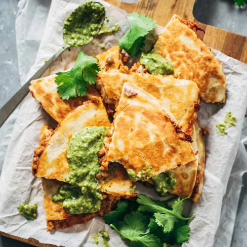 Quick and Easy Lentil Quesadillas Image