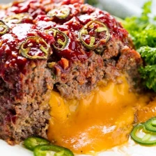 Jalapeño Cheddar Stuffed Meatloaf Recipe Page