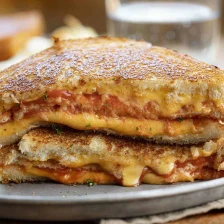 Triple Decker Tomato Grilled Cheese Recipe Page