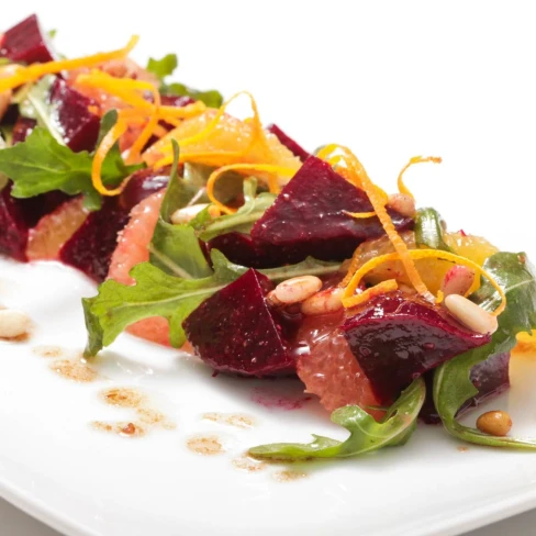 Beet and Citrus Salad With Pine Nut Vinaigrette Recipe Image