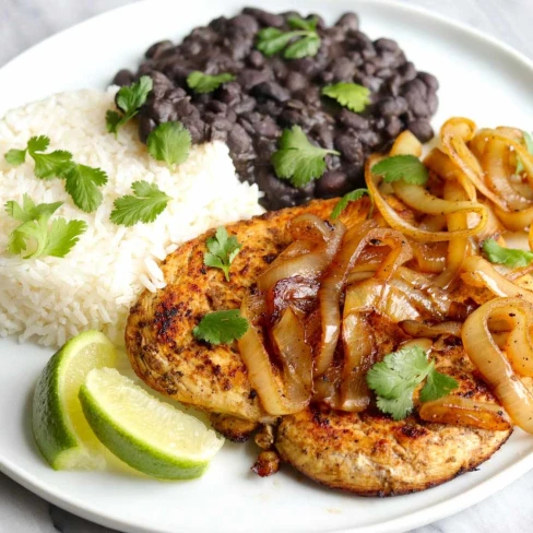 Cuban-Style Pollo a la Plancha (Marinated and Griddled Chicken) Recipe Image