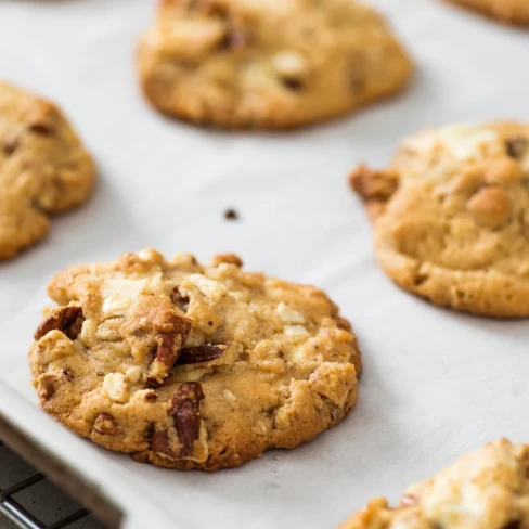 Malted Chocolate Chip-Pecan Cookies Recipe Image