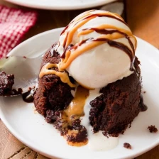 Peanut Butter Chocolate Lava Cakes Recipe Page