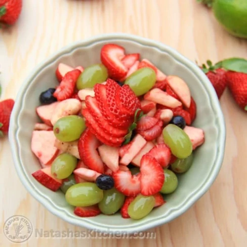 Fruit Salad with a Citrus and Honey Syrup Image