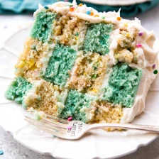 Checkerboard Cake Recipe Page