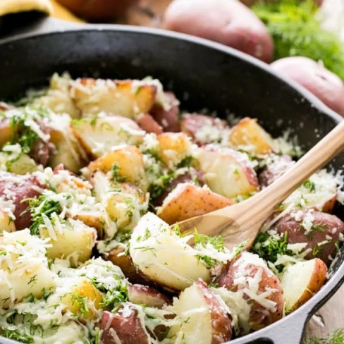 Buttered Red Potatoes with Dill Image