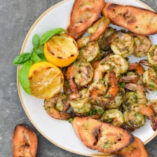 Grilled Pesto Shrimp Recipe Page