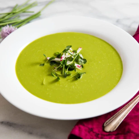 Hot Or Cold Creamy Lettuce Soup Image