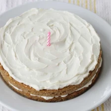 Healthy Banana Cake with Cream Cheese Frosting Recipe Page