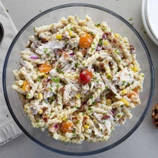 Chicken Bacon Ranch Pasta Salad Recipe Page