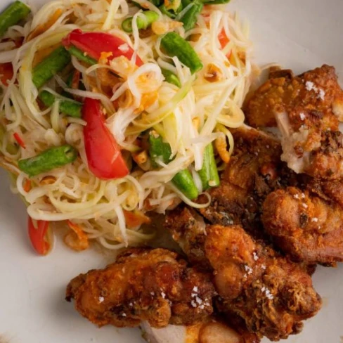 Thai Fried Chicken and Som Tum | Marion&#039;s Kitchen Image