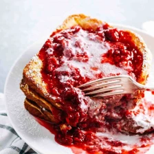 Eggnog French Toast with Raspberry Sauce Recipe Page