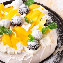 Aussie Mango &amp; Coconut Pavlova Recipe Page