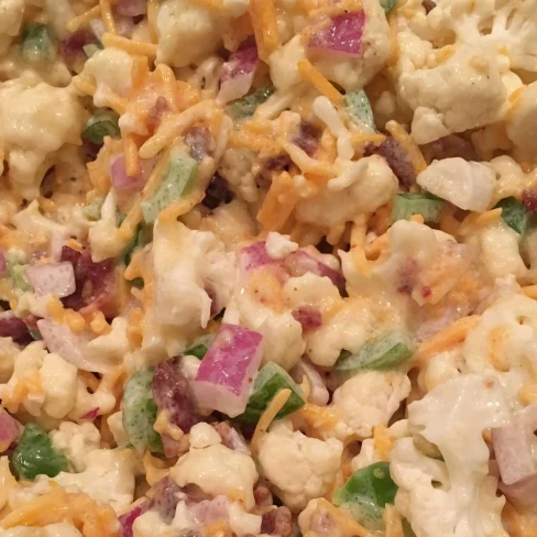 Creamy Cauliflower Bacon Salad Image