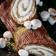 Tiramisu Yule Log Christmas Cake Recipe Page