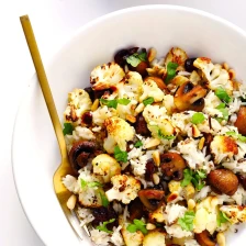 Roasted Cauliflower, Mushroom and Wild Rice &quot;Stuffing&quot; Recipe Page