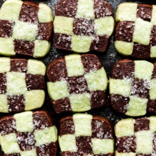 Mint Chocolate Checkerboard Cookies Recipe Page