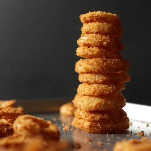 Super Crispy Panko-Breaded Onion Rings Image