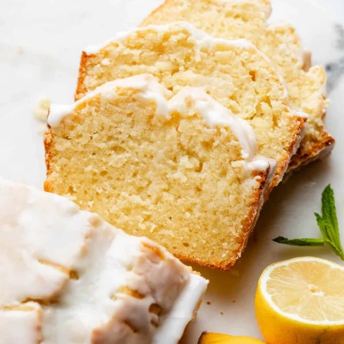 Iced Lemon Pound Cake Image