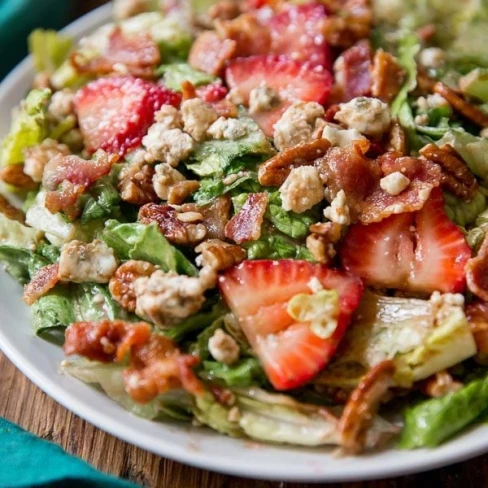 My Favorite Strawberry Bacon Salad Image