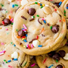 Cake Batter Chocolate Chip Cookies Recipe Page