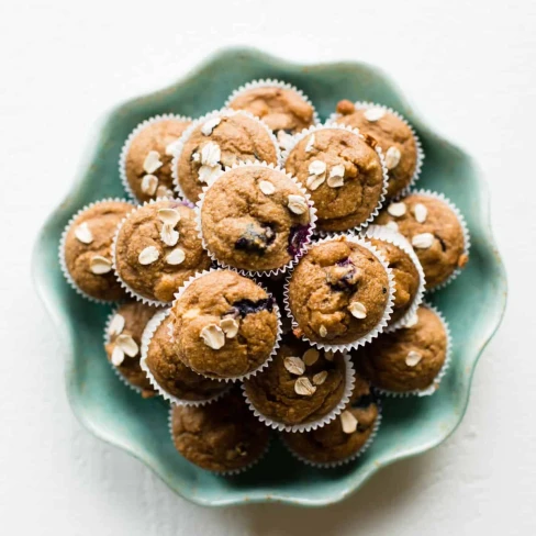 Baby (Mini) Apple Banana Oat Muffins Image