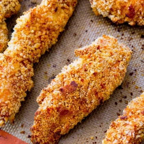 Baked Honey BBQ Chicken Fingers Image