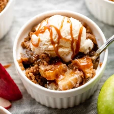 Individual Apple Crumbles Recipe Page