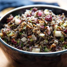 Wild Rice Salad With Dried Cranberries, Pickled Apples, and Pecans Recipe Recipe Page