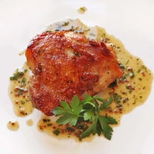 Crispy Sous Vide Chicken Thighs With Mustard-Wine Pan Sauce Recipe Recipe Page