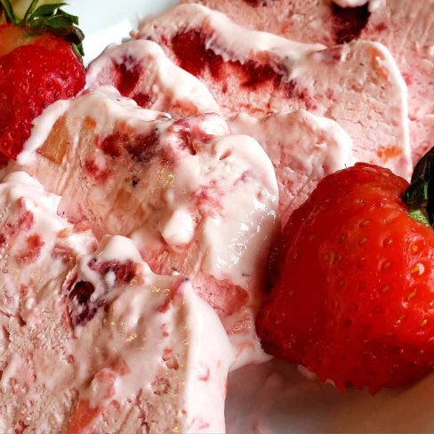 Frozen Strawberry Dessert Salad Image