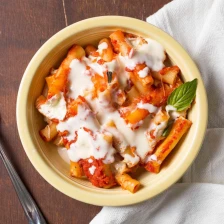 Baked Ziti With Two Mozzarellas and Parmesan Cream Sauce Recipe Recipe Page