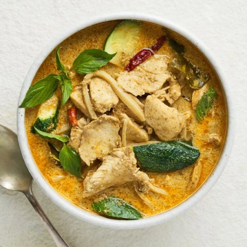 Thai Yellow Chicken &amp; Zucchini Curry Image