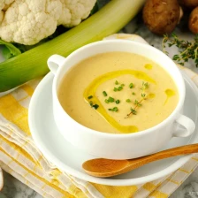 Creamy Roasted Cauliflower Soup Recipe Page