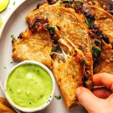 Crispy Zucchini Black Bean Tacos Recipe Page