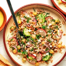 Spring Farro Salad Recipe Page