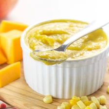 Sweet Corn, Squash + Apple Baby Food Puree Recipe Page