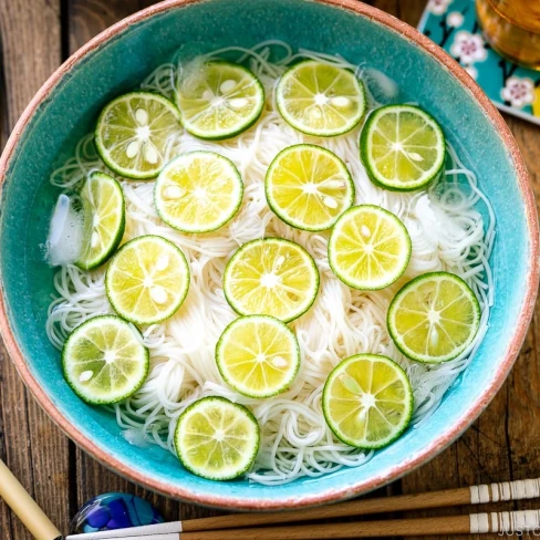 Cold Somen Noodles with Sudachi Lime Image