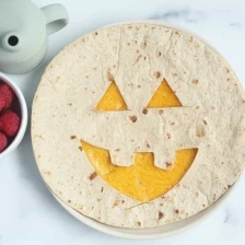 5-Minute Halloween Dinner: Pumpkin Quesadilla Recipe Page