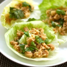 Basil Chicken Lettuce Wraps Recipe Page