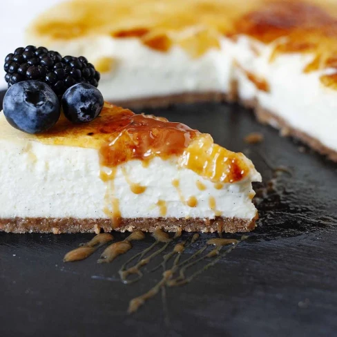 Crème Brûlée Cheesecake Image