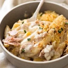 Tuna Mornay (Creamy Tuna Casserole Pasta Bake) Recipe Page