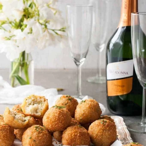 Cheesy Italian Arancini Rice Balls Image