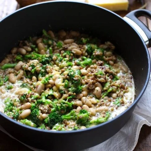 30 Minute Healthy Broccoli Cheese Rice Image