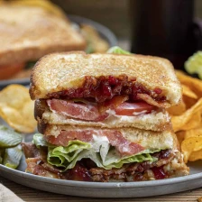 BLT with Bacon Tomato Jam Recipe Page