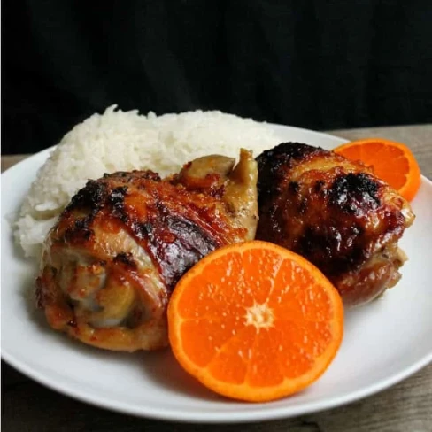 Orange Glazed Chicken Thighs Image