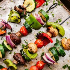 Grilled Vegetable Kebabs Recipe Page