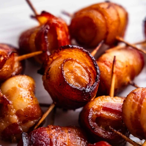 Bacon Wrapped Water Chestnuts (Pūpūs) Image