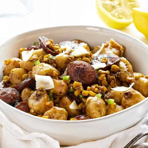 Corn and Sausage Gnocchi Image